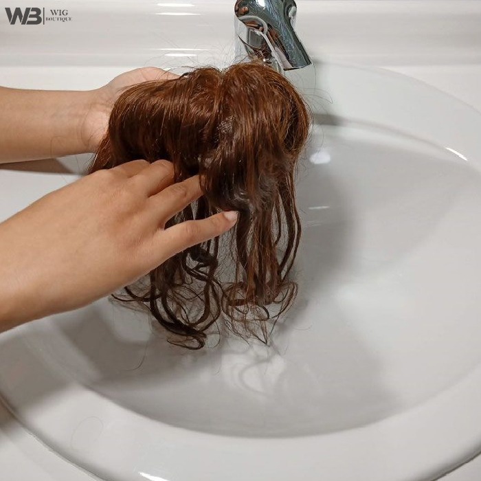 Professional wig cleaning service restoring shine and softness