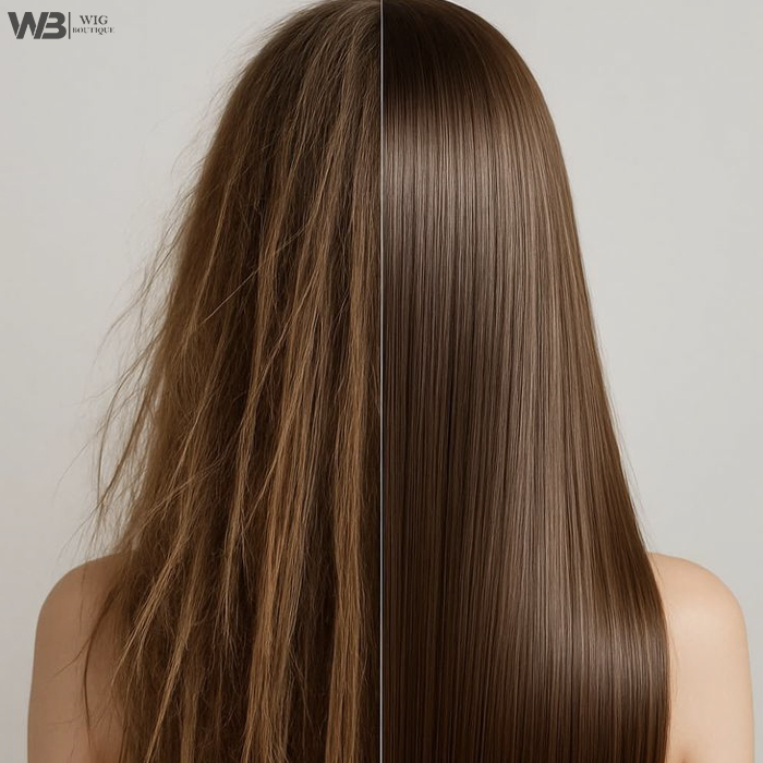 Premium natural hair extensions for women at Wig Boutique Official in Delhi